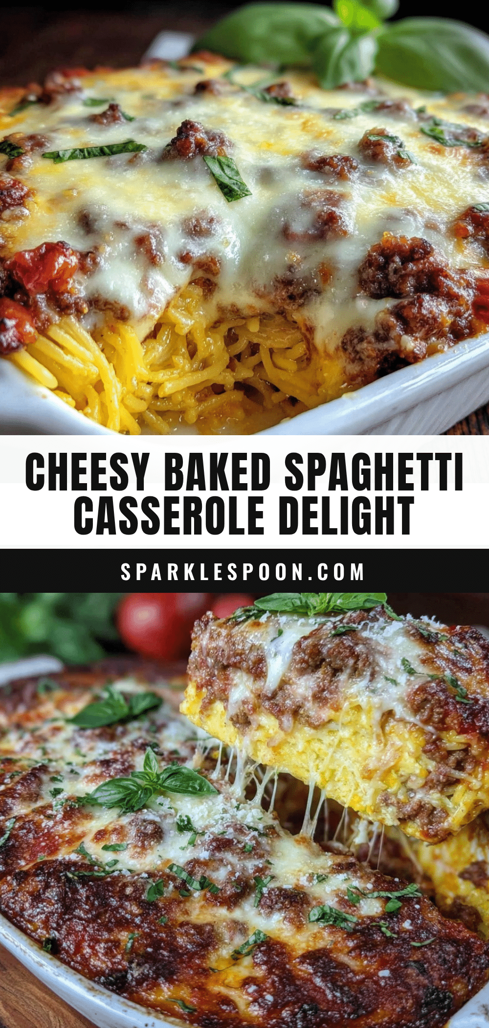 baked spaghetti casserole recipe