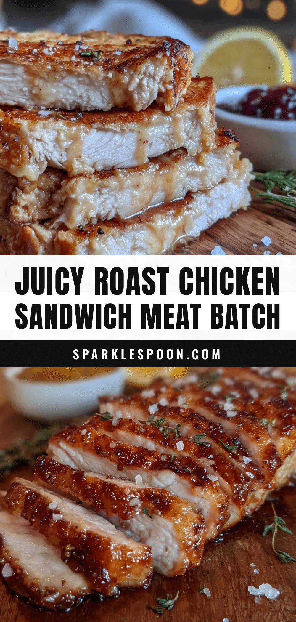 batch roast chicken sandwich meat recipe recipe