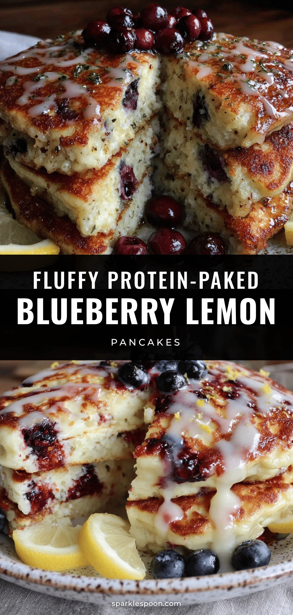 blueberry lemon cottage cheese pancakes recipe