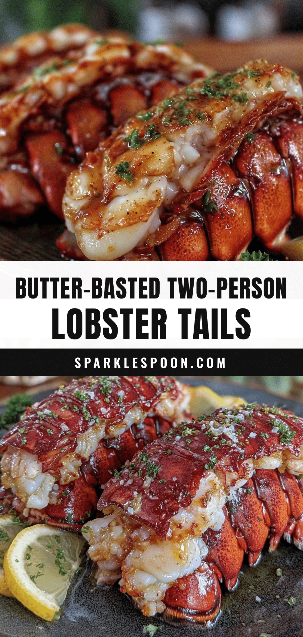butter-basted lobster tails recipe