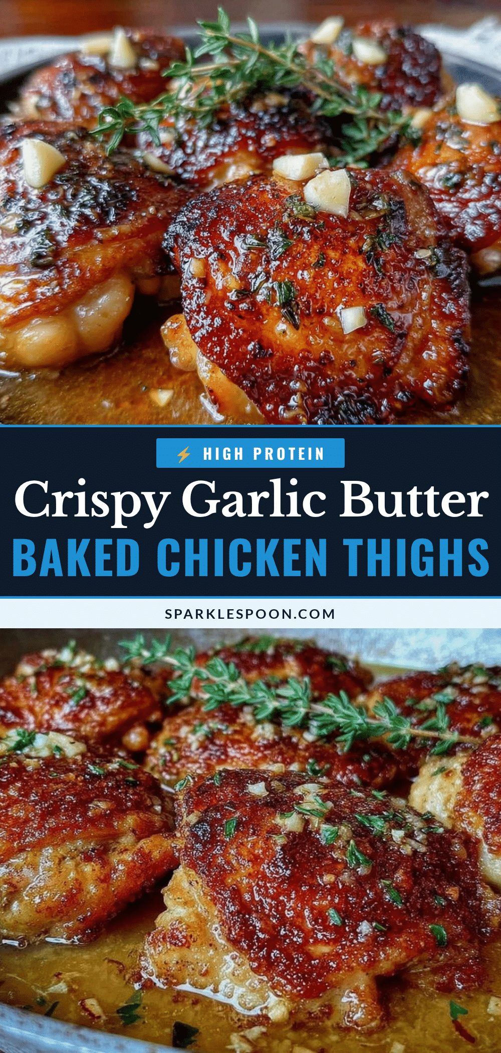 crispy baked chicken thighs recipe