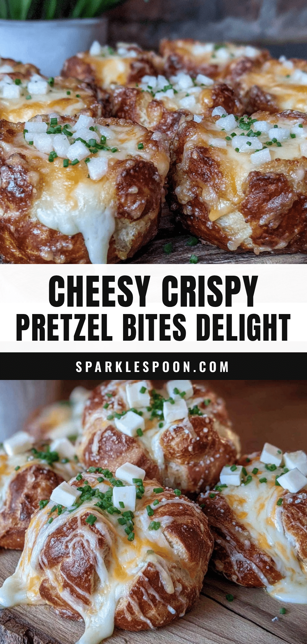 crispy cheese and pretzel bites recipe