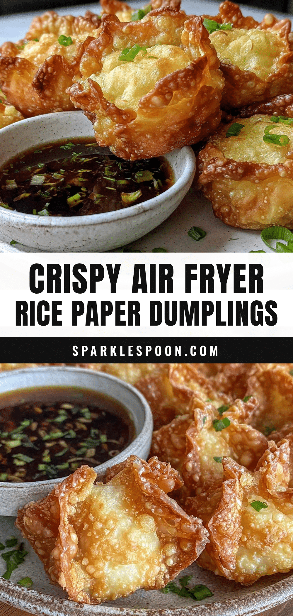 crispy rice paper dumplings recipe
