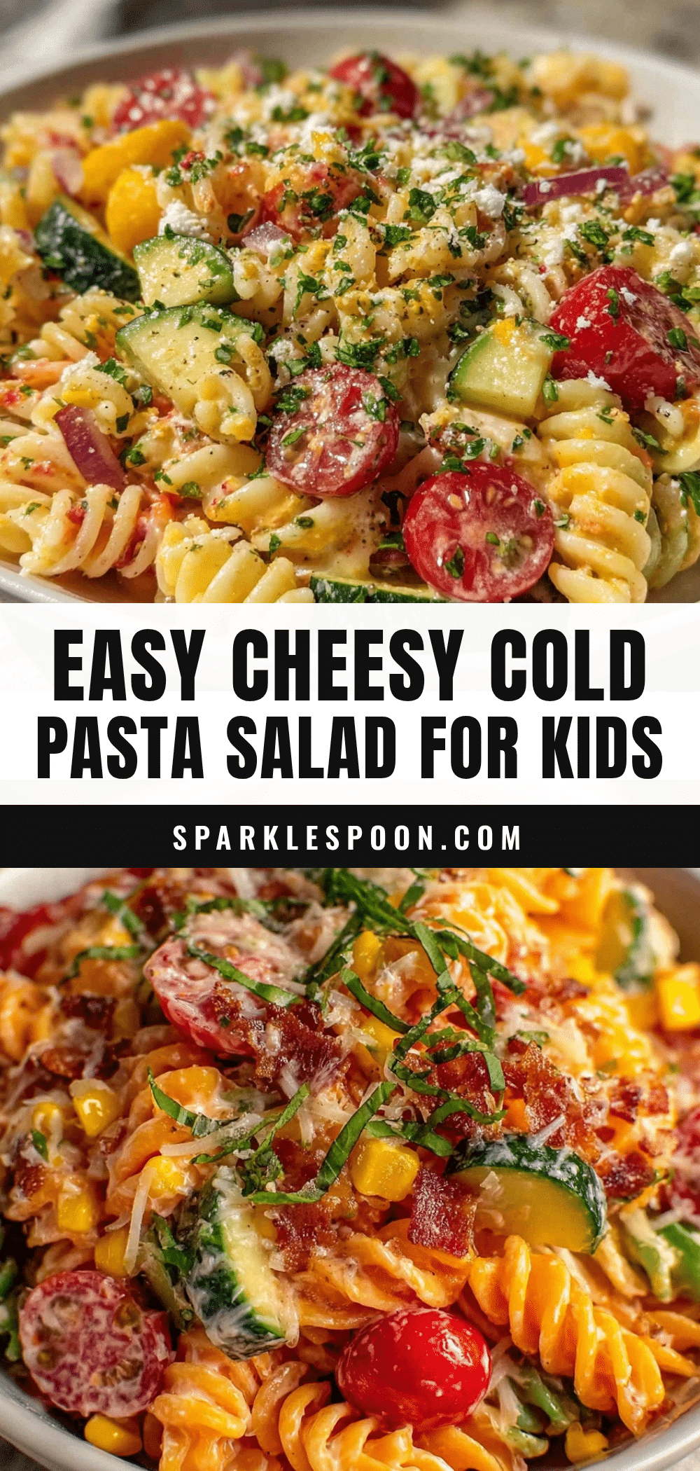 easy cheesy cold pasta salad for kids recipe
