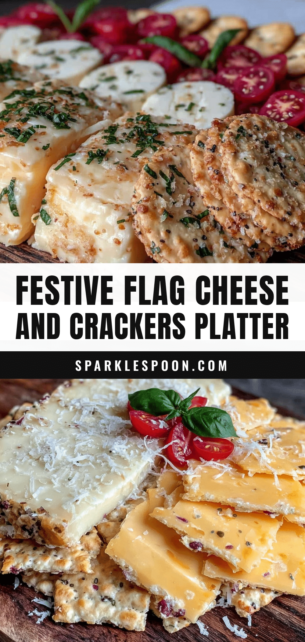 flag cheese and crackers platter recipe