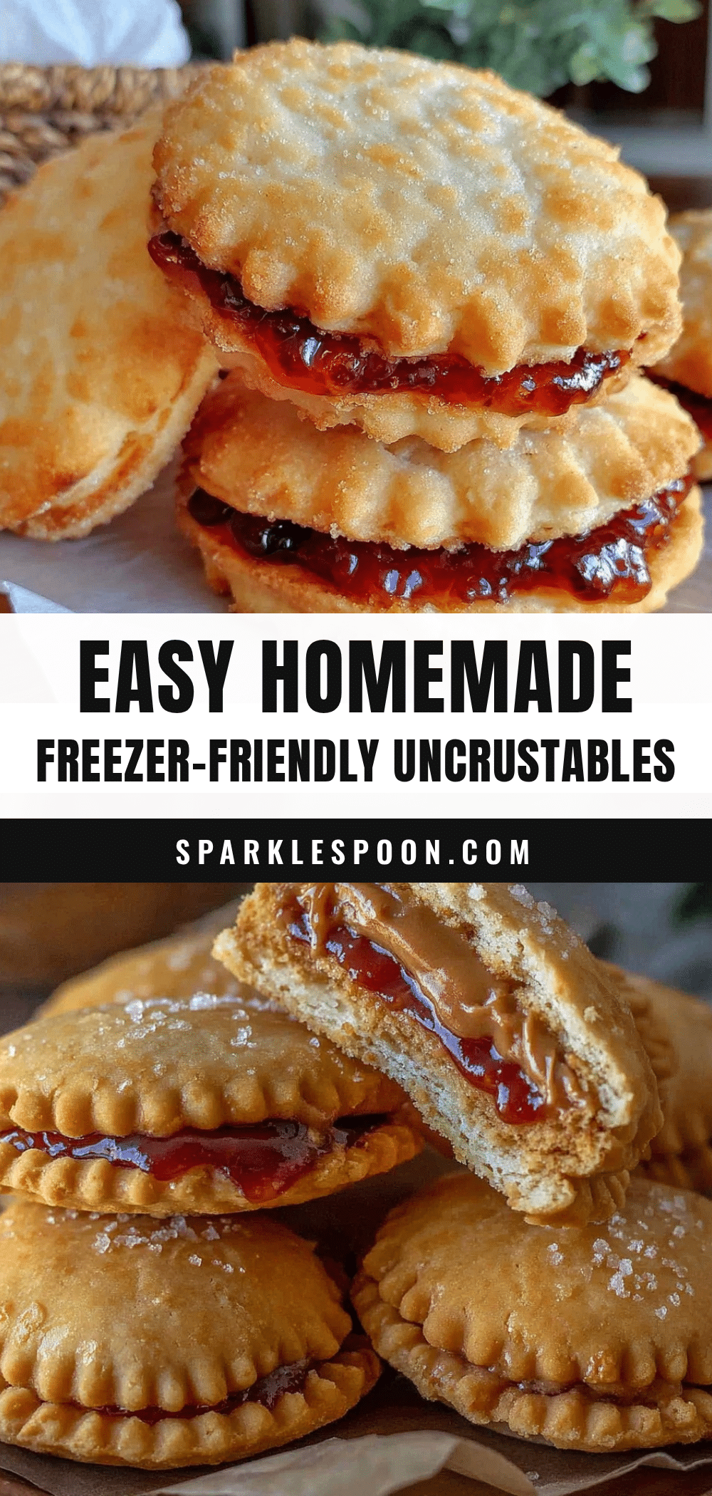 homemade freezer-friendly uncrustables recipe