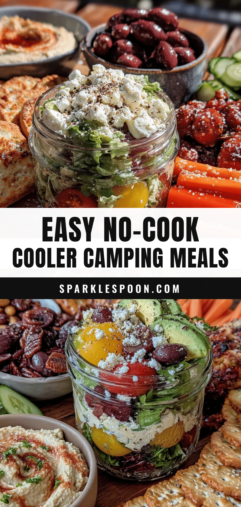 no-cook cooler camping meals recipe