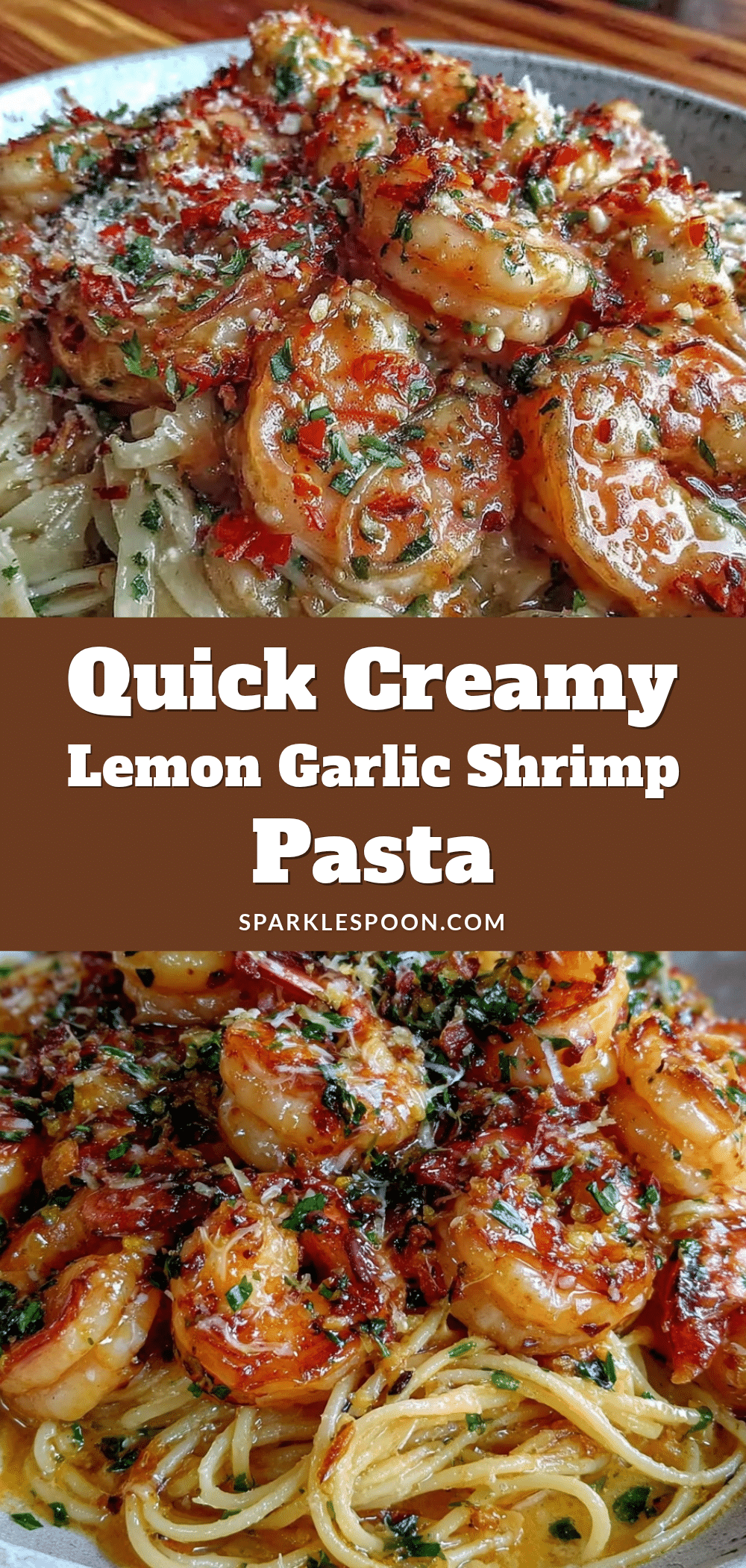 quick creamy lemon garlic butter shrimp pasta recipe