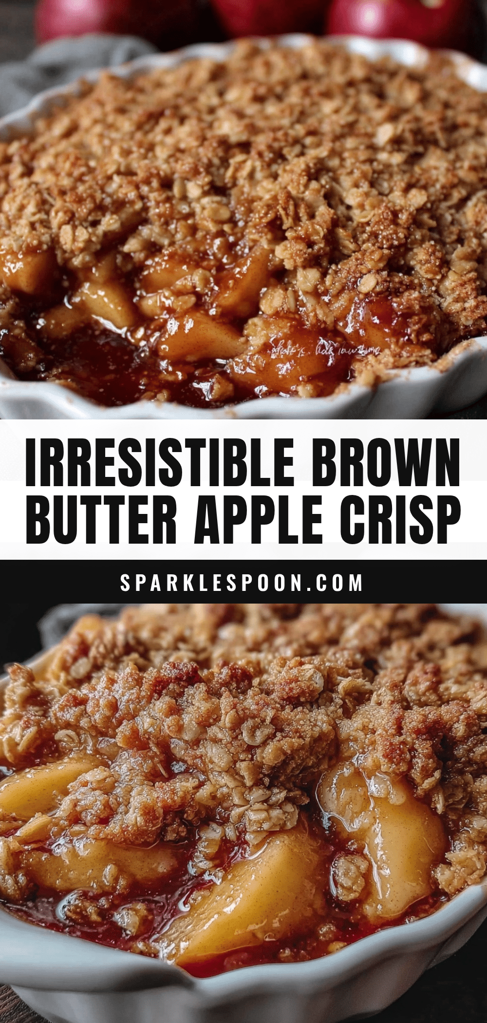 brown butter apple crisp recipe