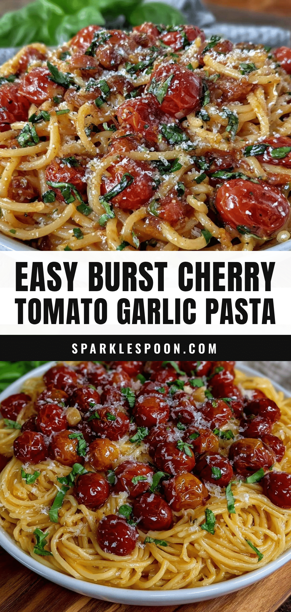 burst cherry tomato pasta recipe
