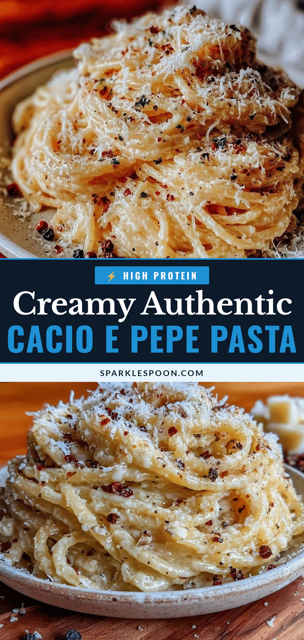 creamy cacio e pepe pasta recipe