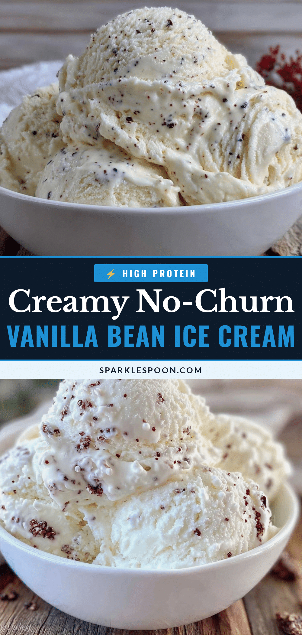 creamy no-churn vanilla bean ice cream recipe