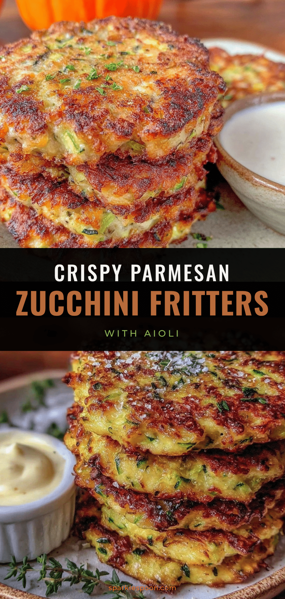 crispy parmesan crusted zucchini fritters recipe