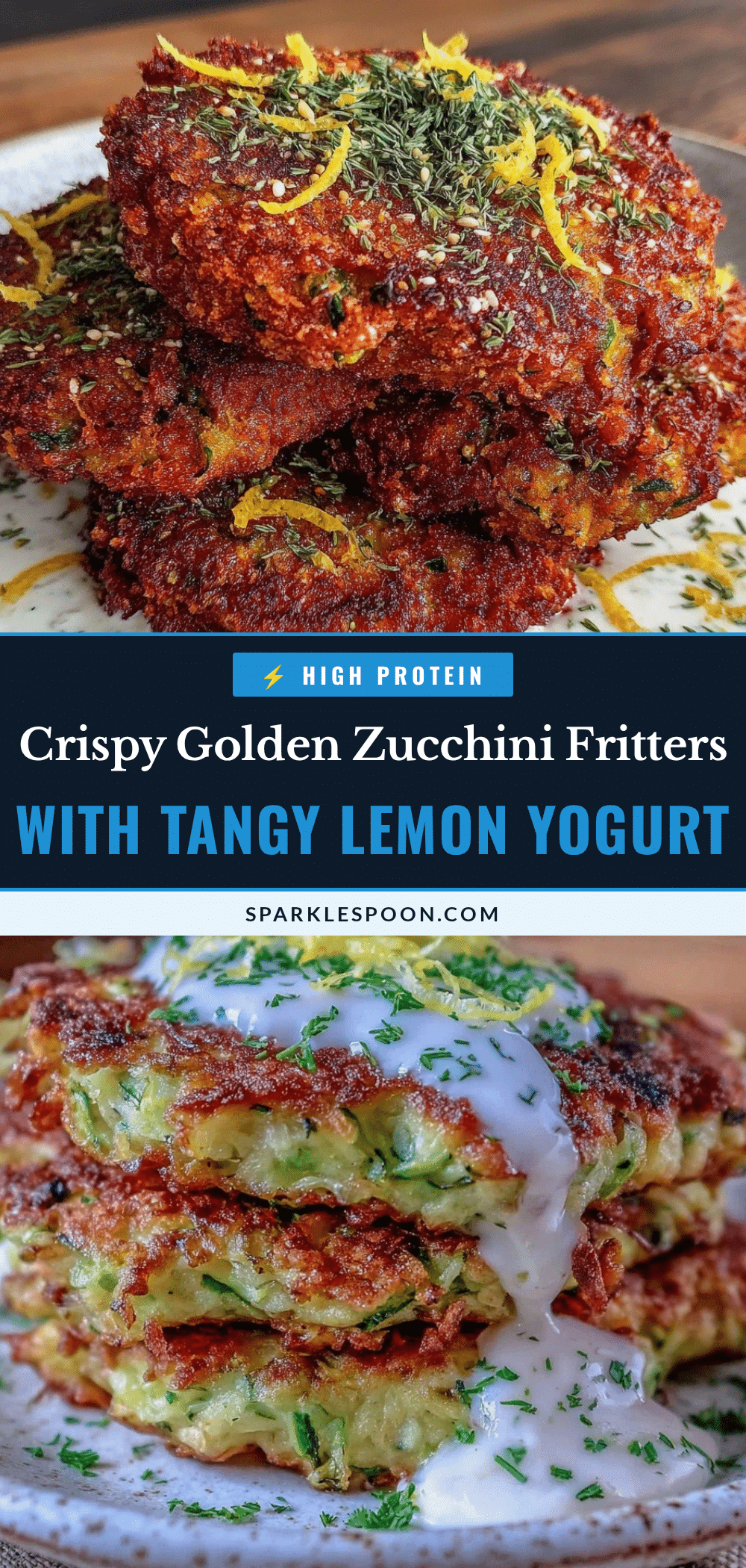 crispy zucchini fritters recipe