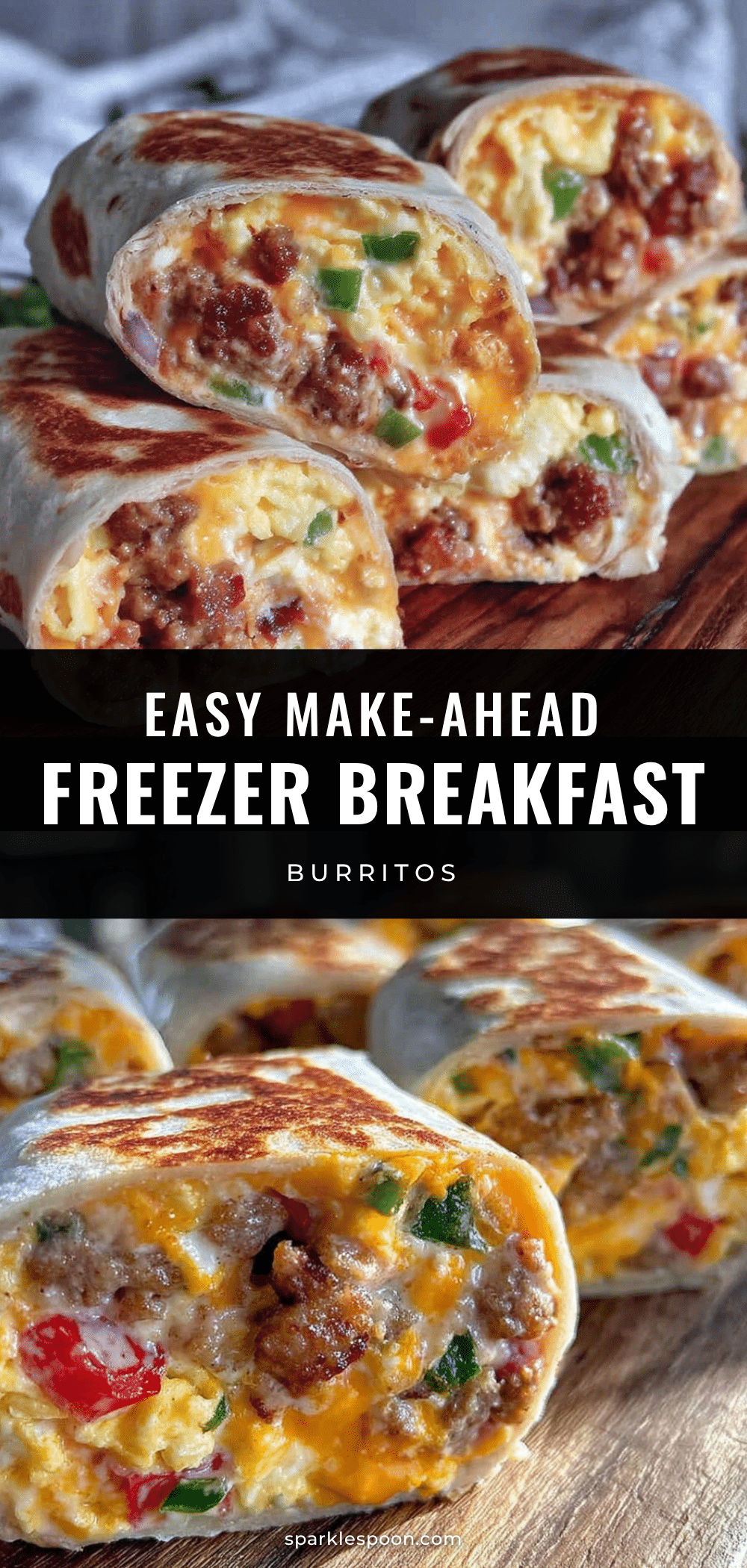 easy make-ahead breakfast burritos recipe