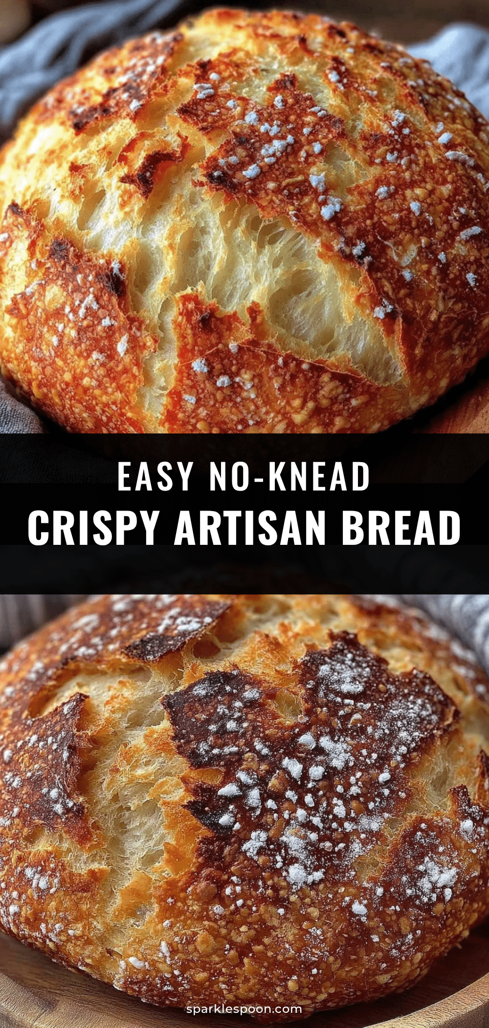 Easy No-Knead Artisan Bread recipe