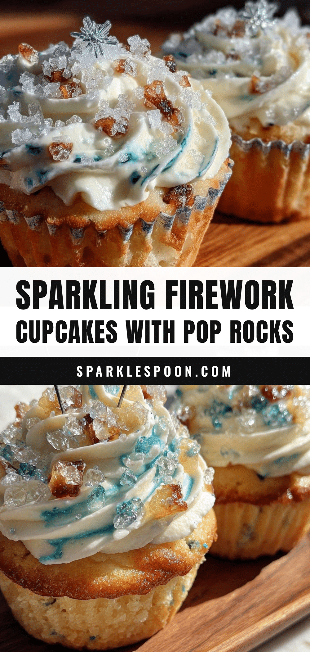 firework sparkler cupcakes recipe