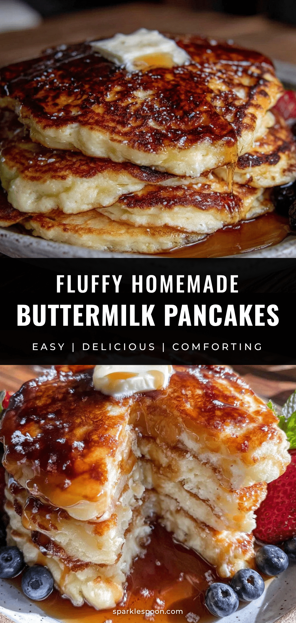 fluffy buttermilk pancakes recipe