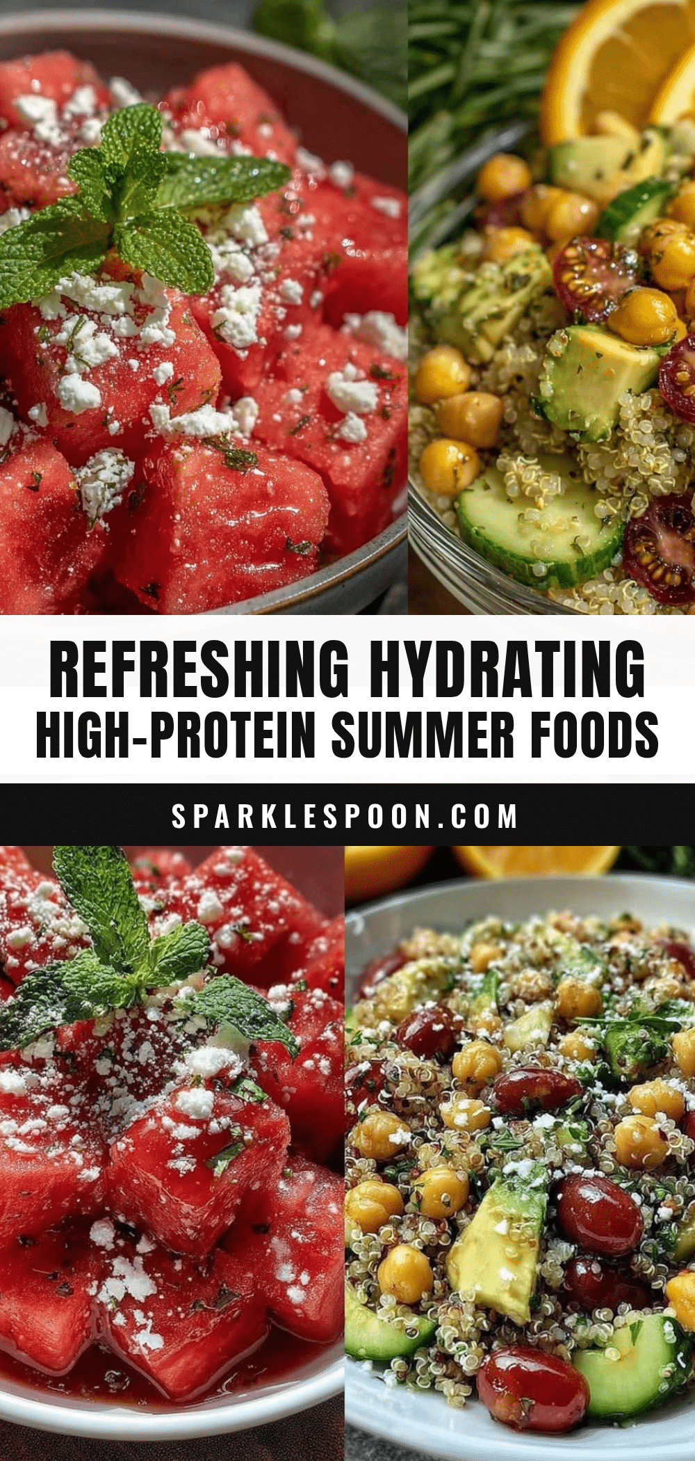 fresh hydrating high-protein summer foods recipe
