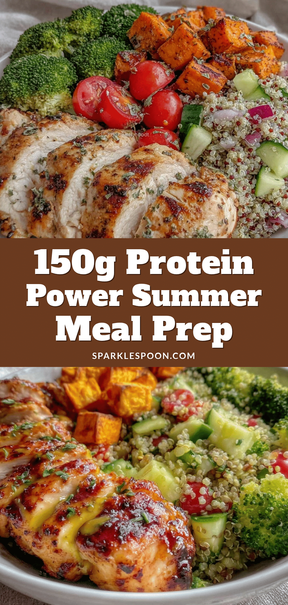 healthy 150g protein day meal prep recipe