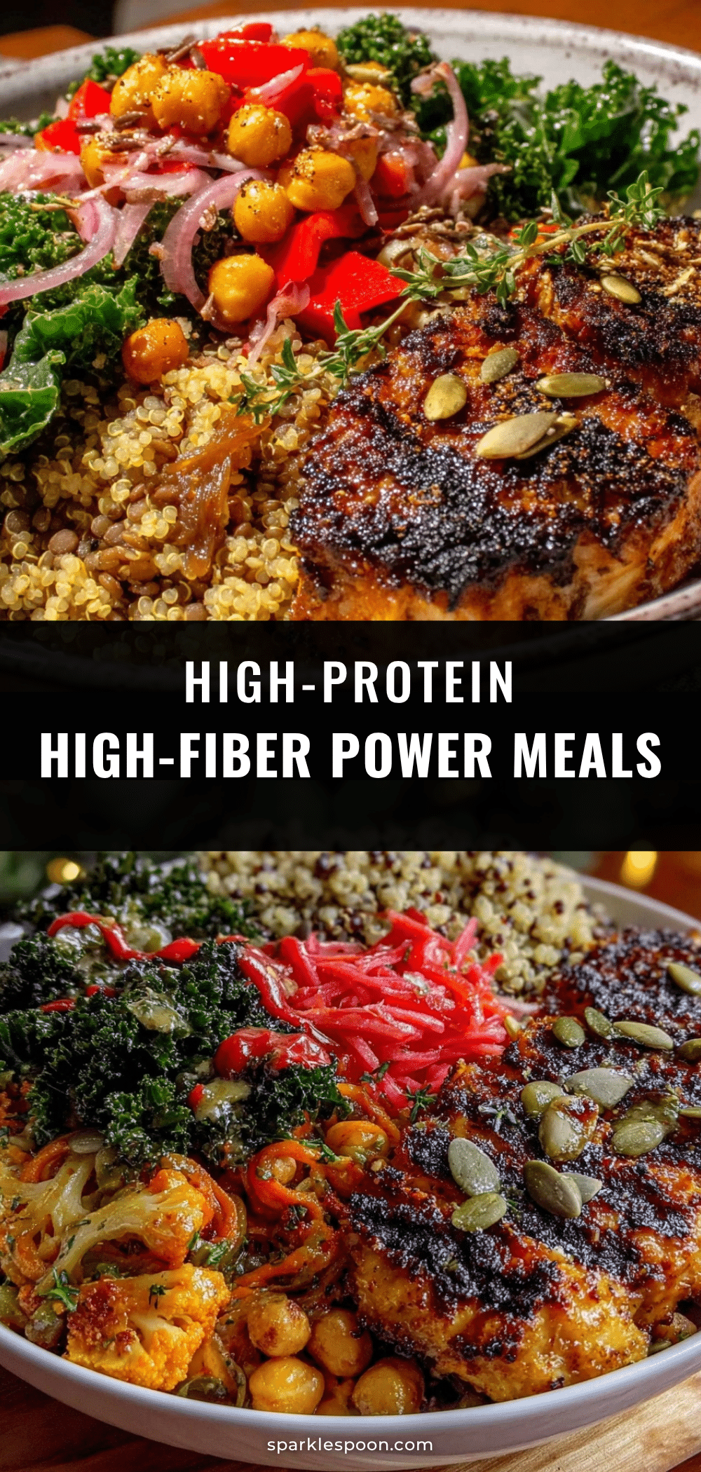 healthy high-protein high-fiber power meals recipe