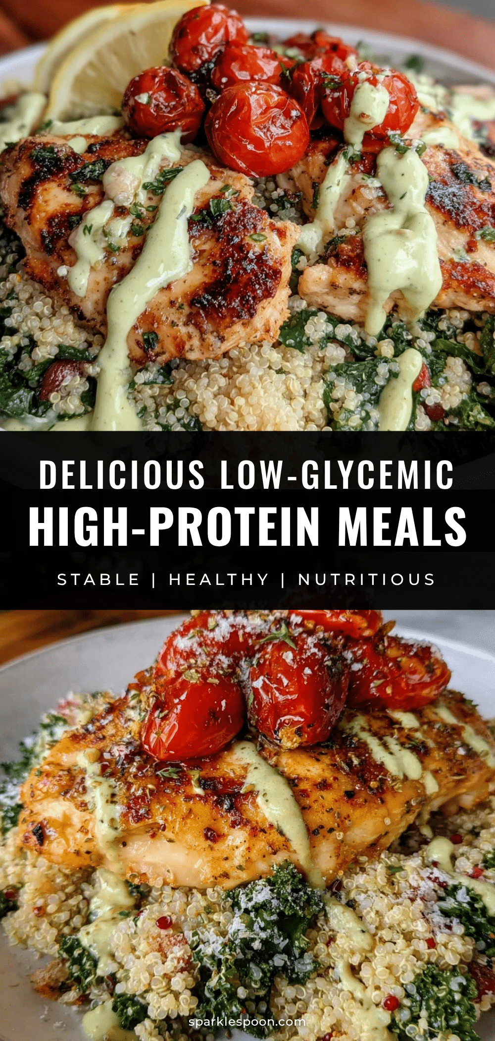healthy low-glycemic high-protein meals recipe