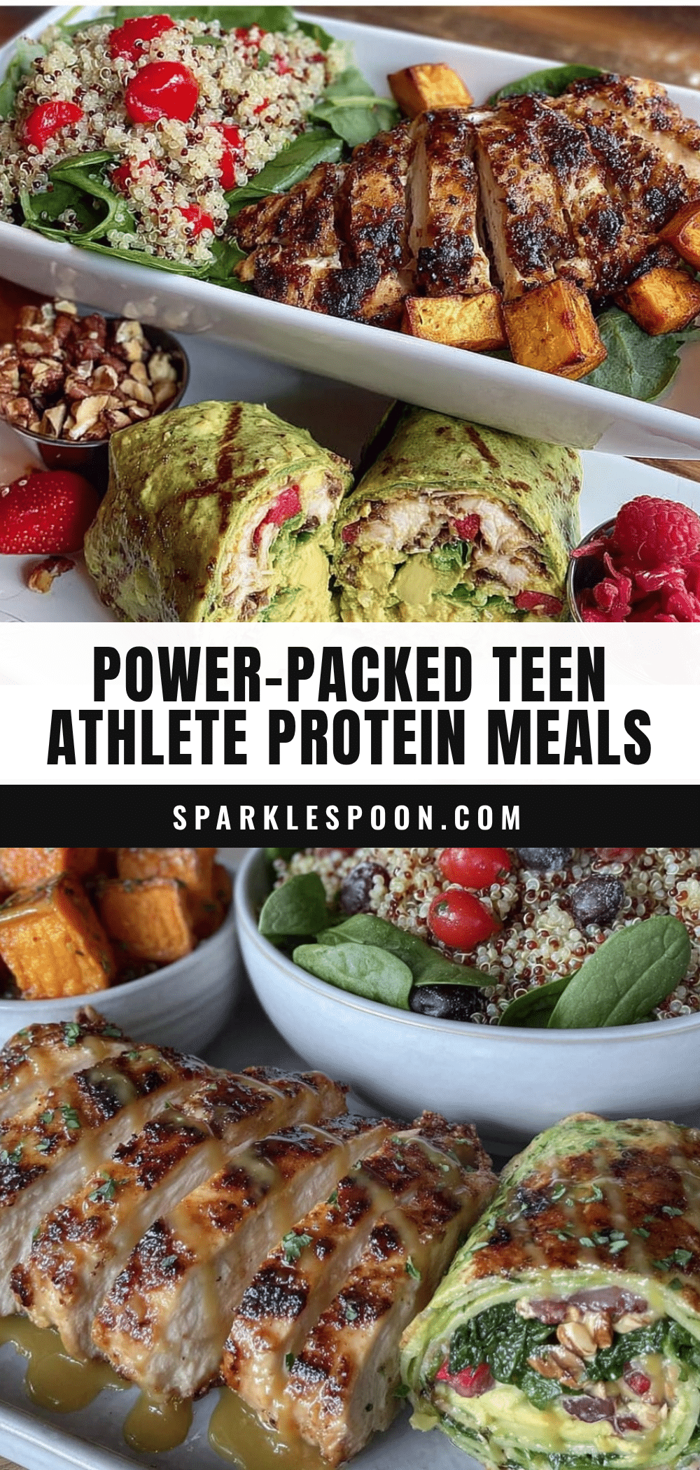 healthy teen athlete high-protein meals recipe