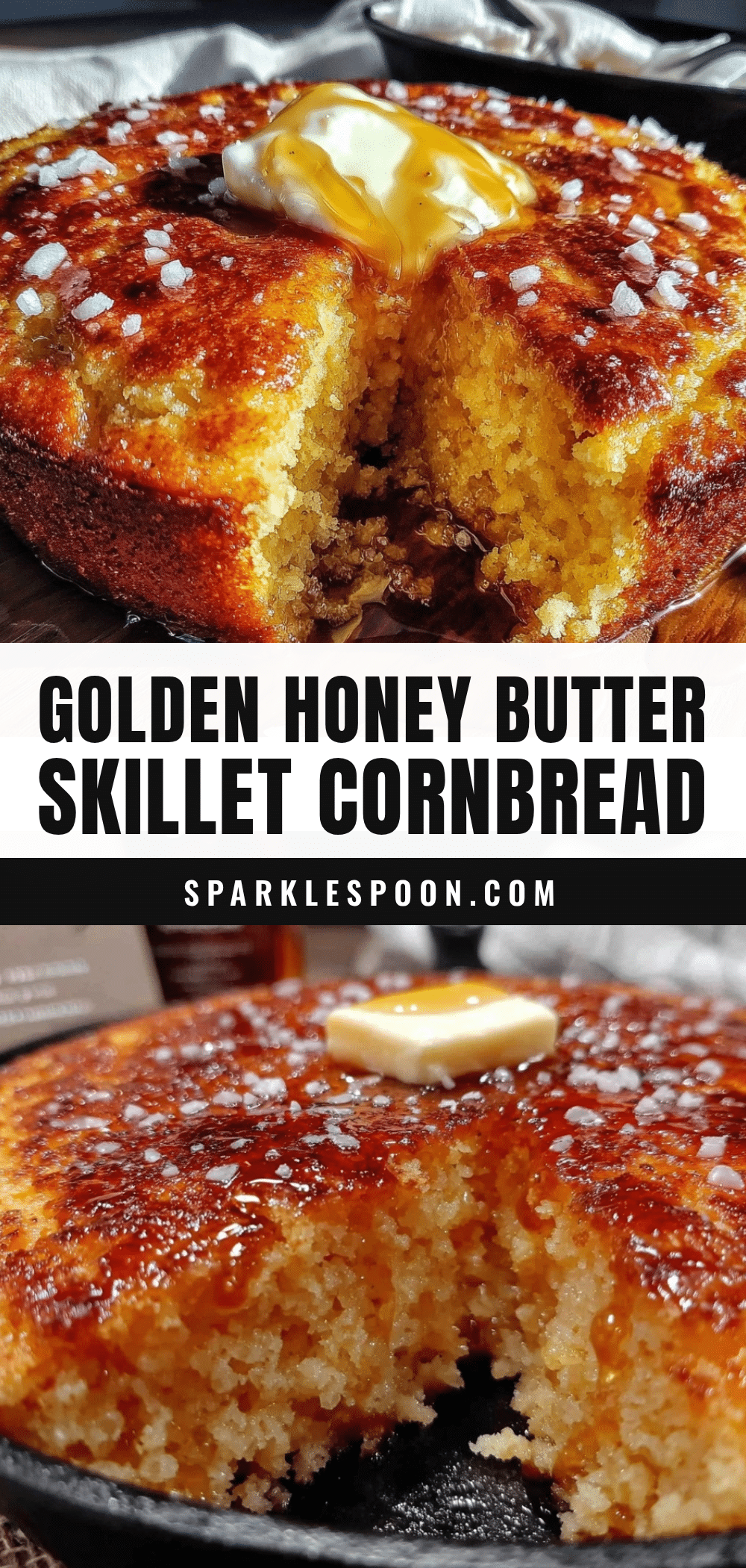 honey butter skillet cornbread recipe