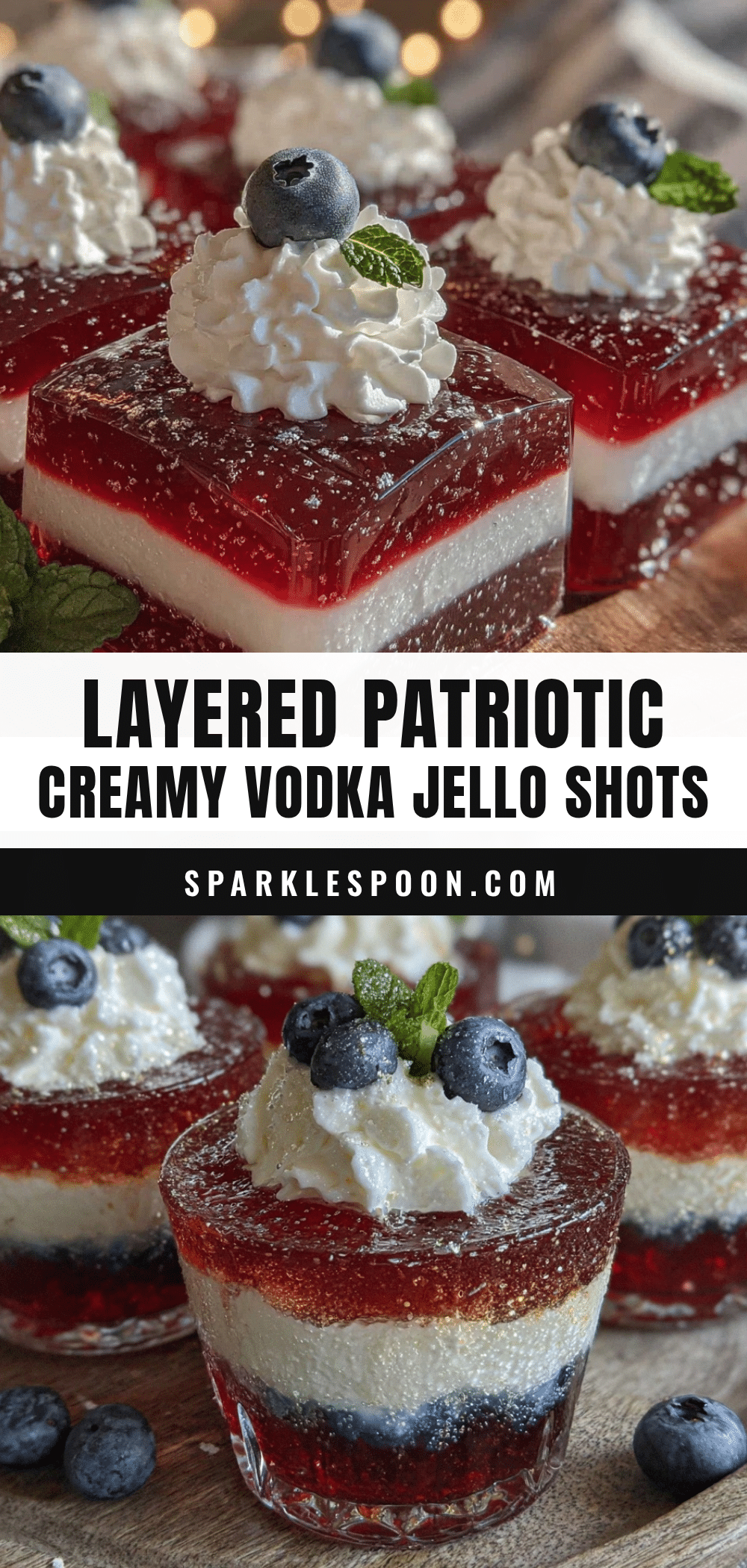 layered patriotic jello shots recipe