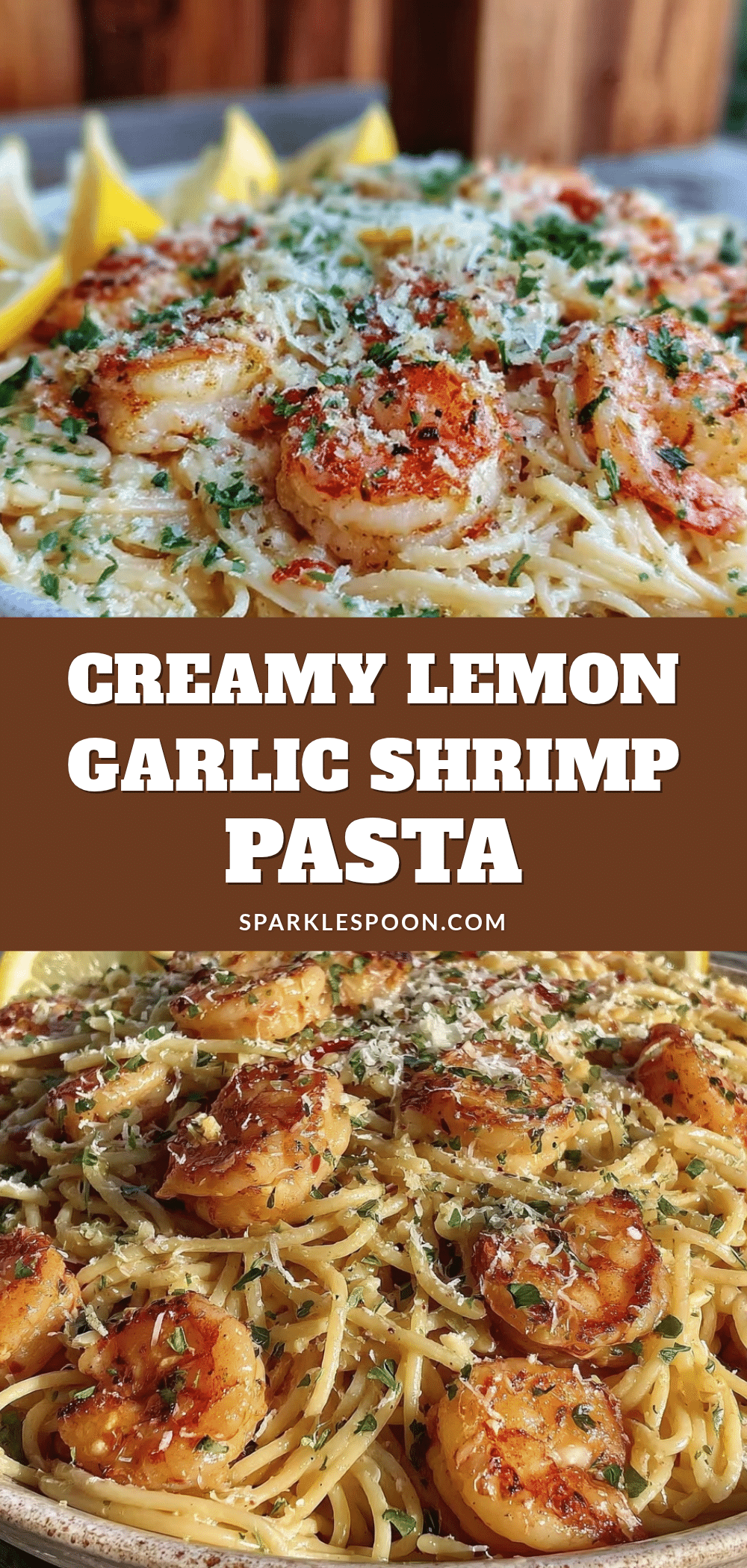 lemon garlic shrimp pasta recipe