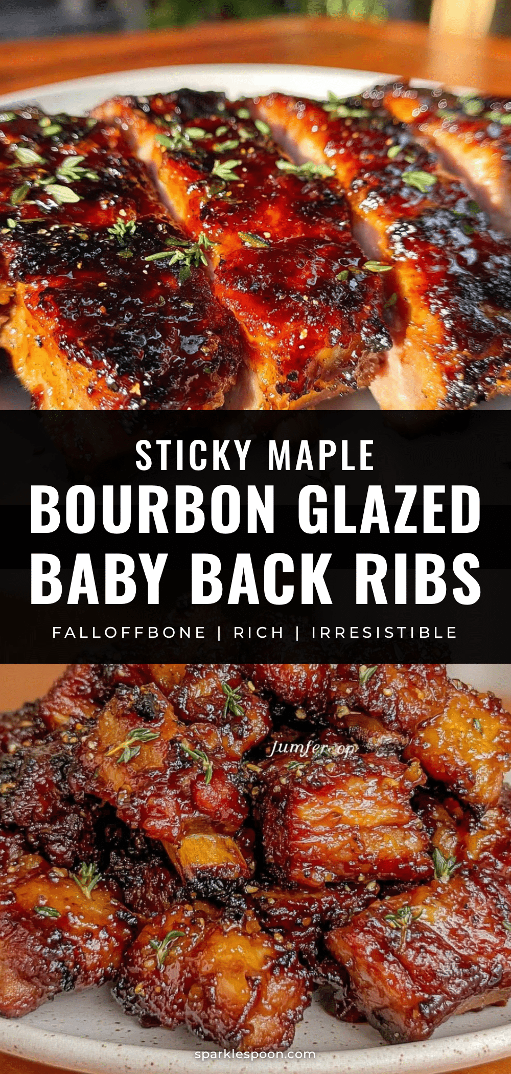 maple bourbon glazed baby back ribs recipe