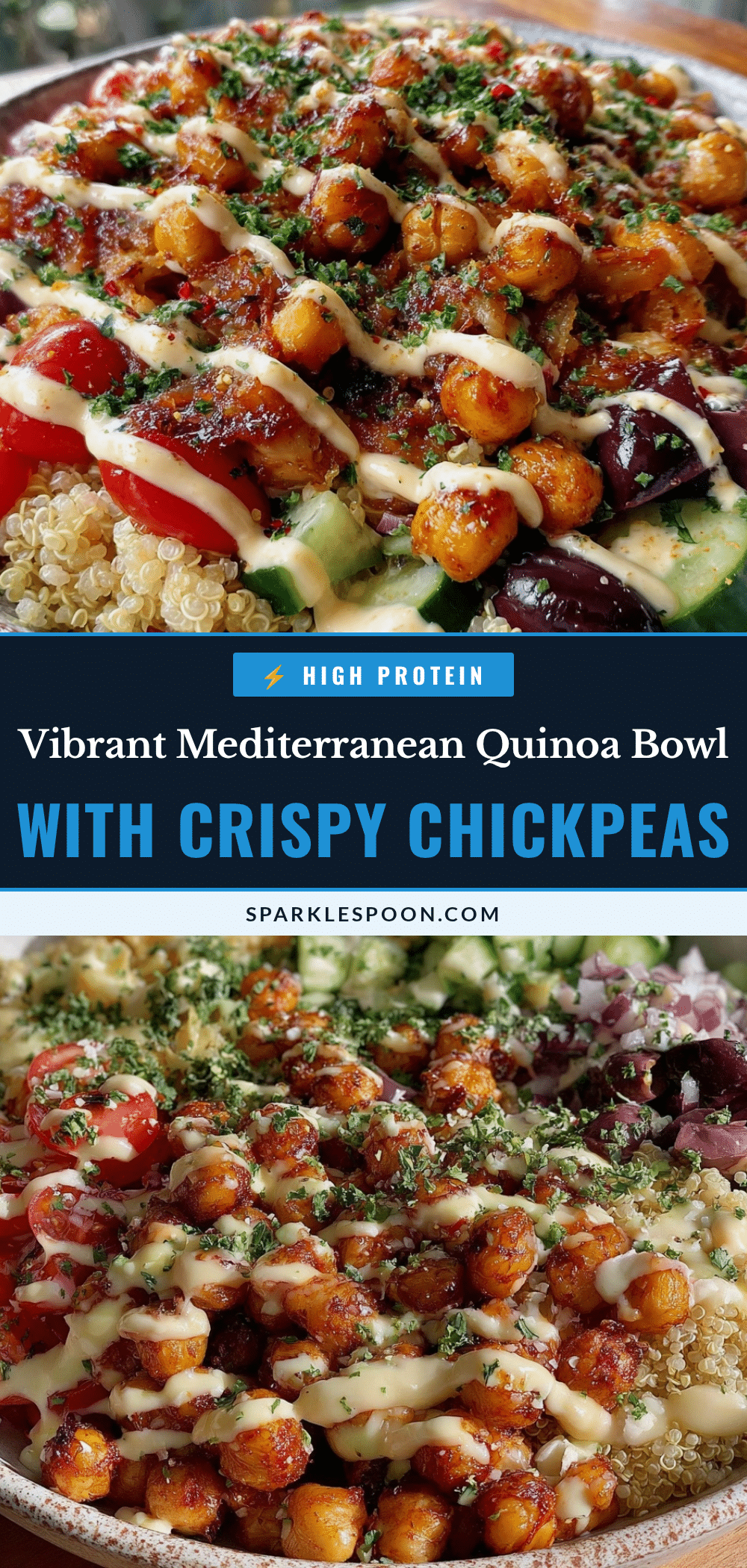 Mediterranean quinoa bowl recipe