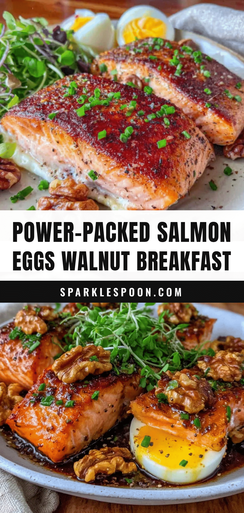 power-packed salmon eggs walnut breakfast recipe