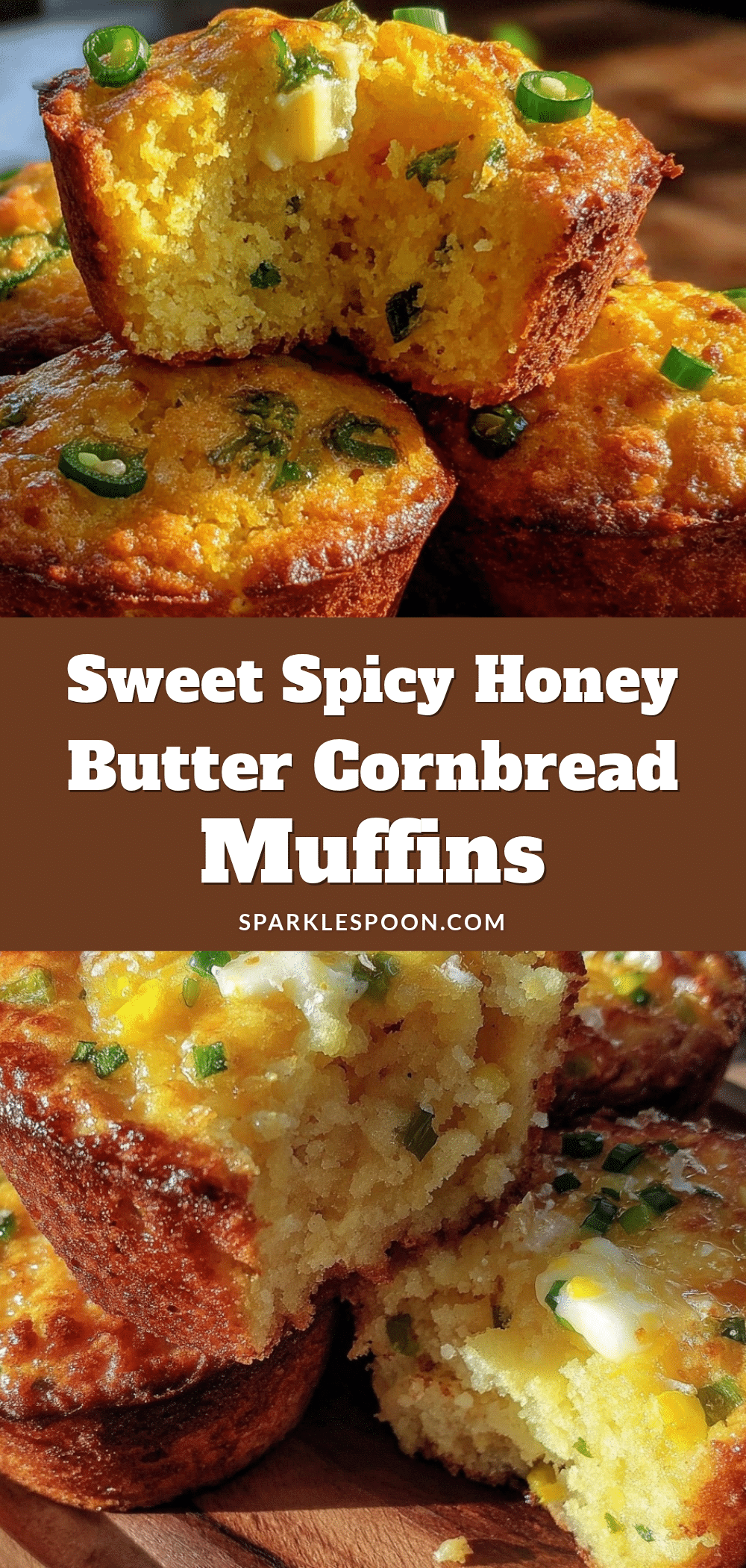 savory honey butter cornbread muffins with jalapeño recipe