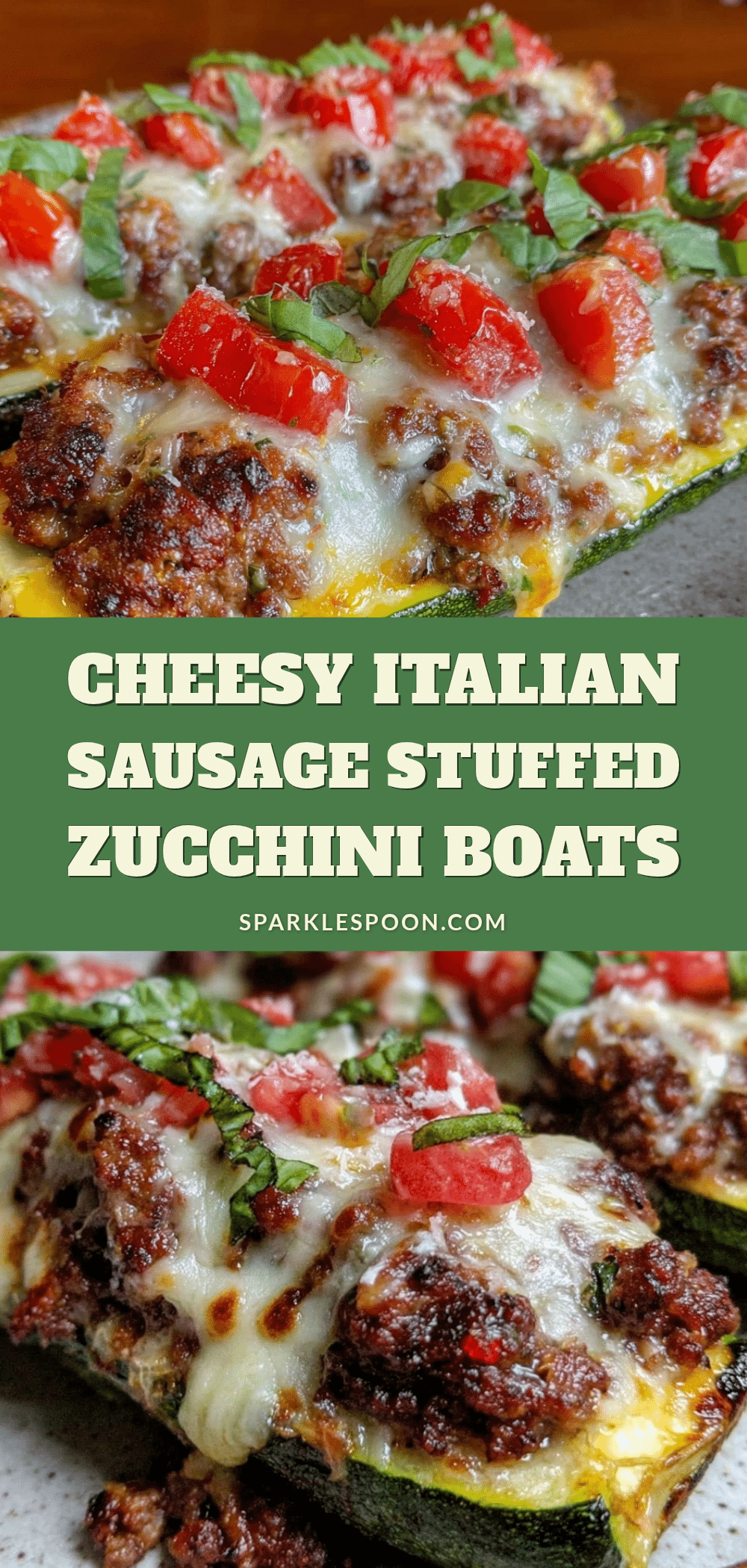 savory stuffed zucchini boats recipe