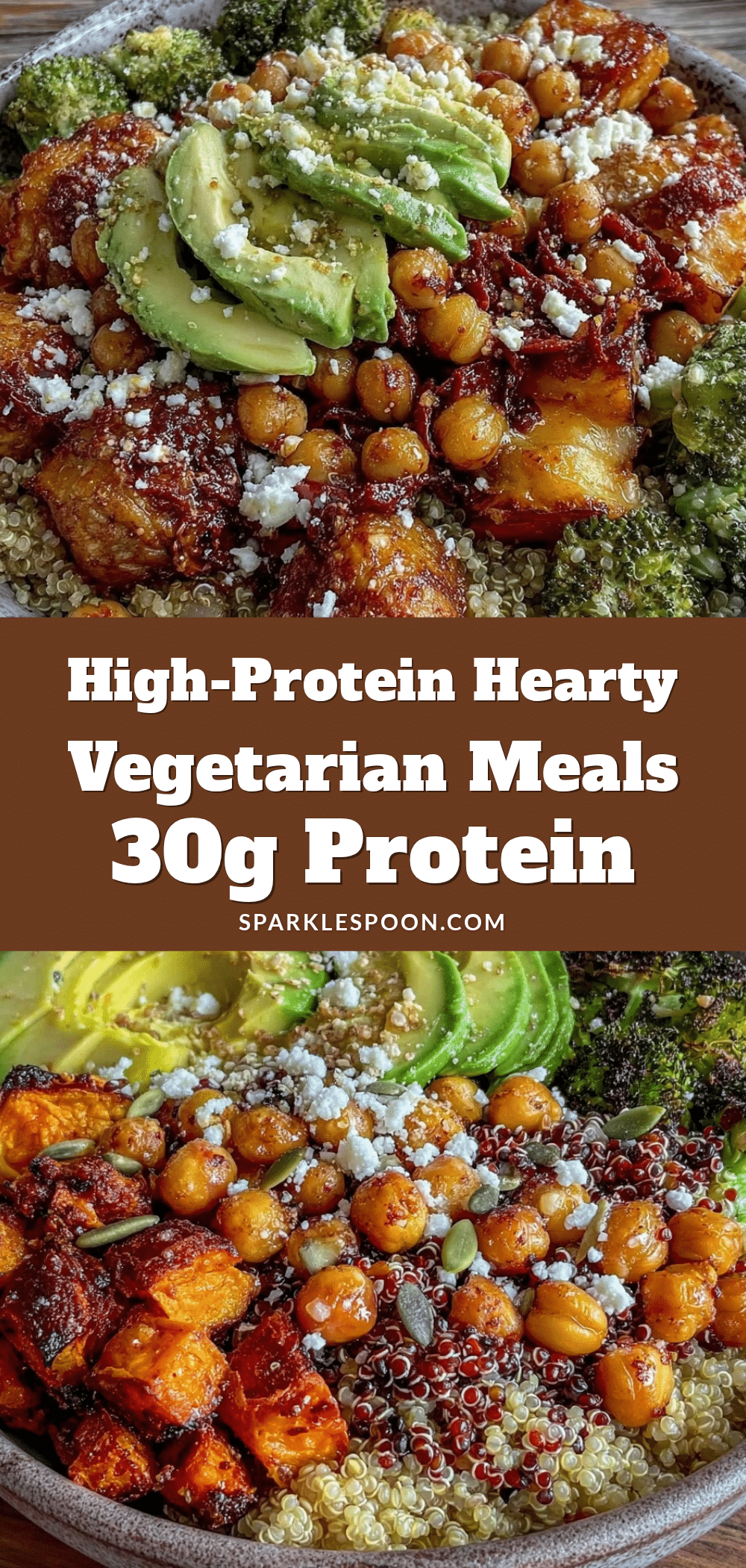 wholesome high-protein vegetarian meals recipe