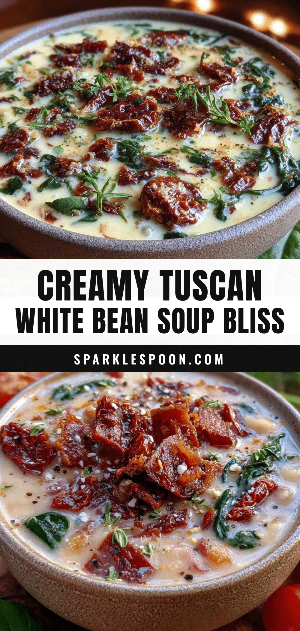 creamy tuscan white bean soup recipe