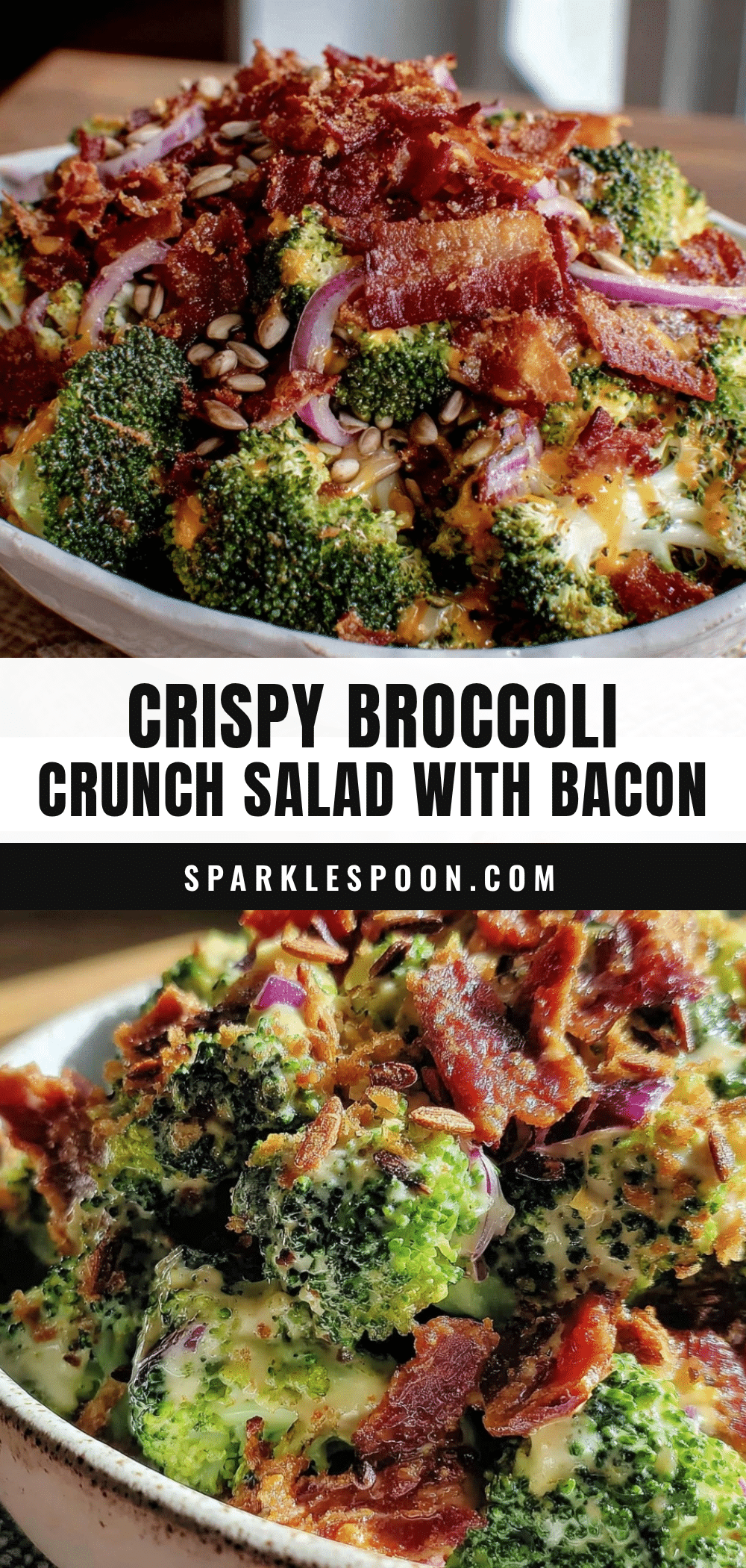 crispy broccoli crunch salad recipe