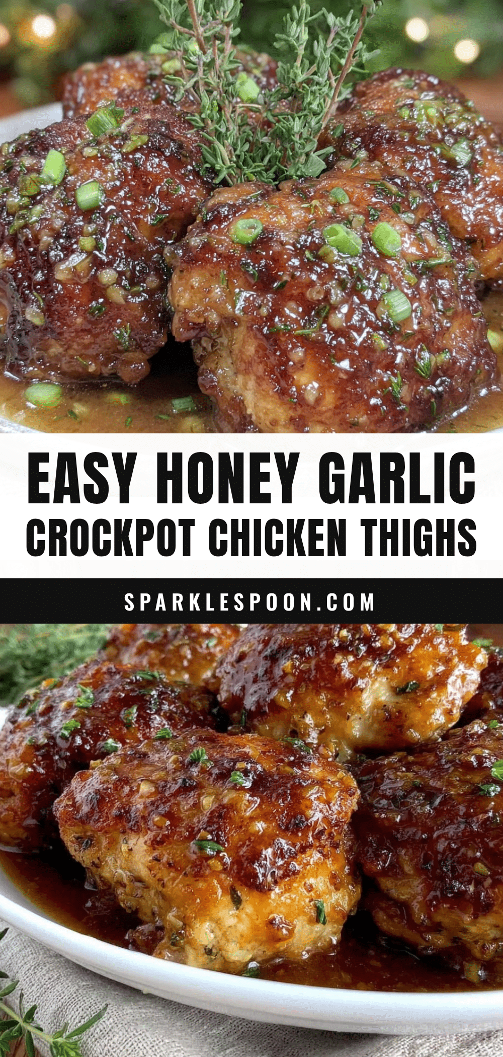 easy lazy sunday crockpot chicken thighs recipe
