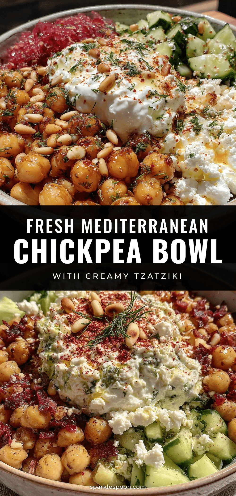 Fresh Mediterranean Chickpea Bowl recipe