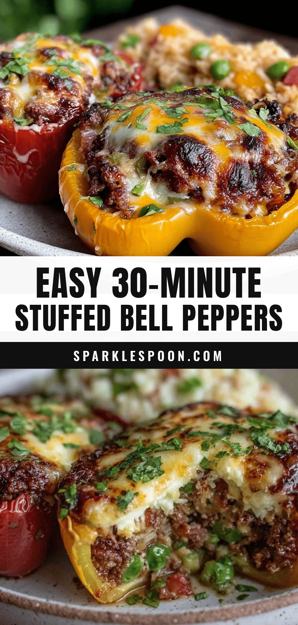 ground beef stuffed bell peppers recipe