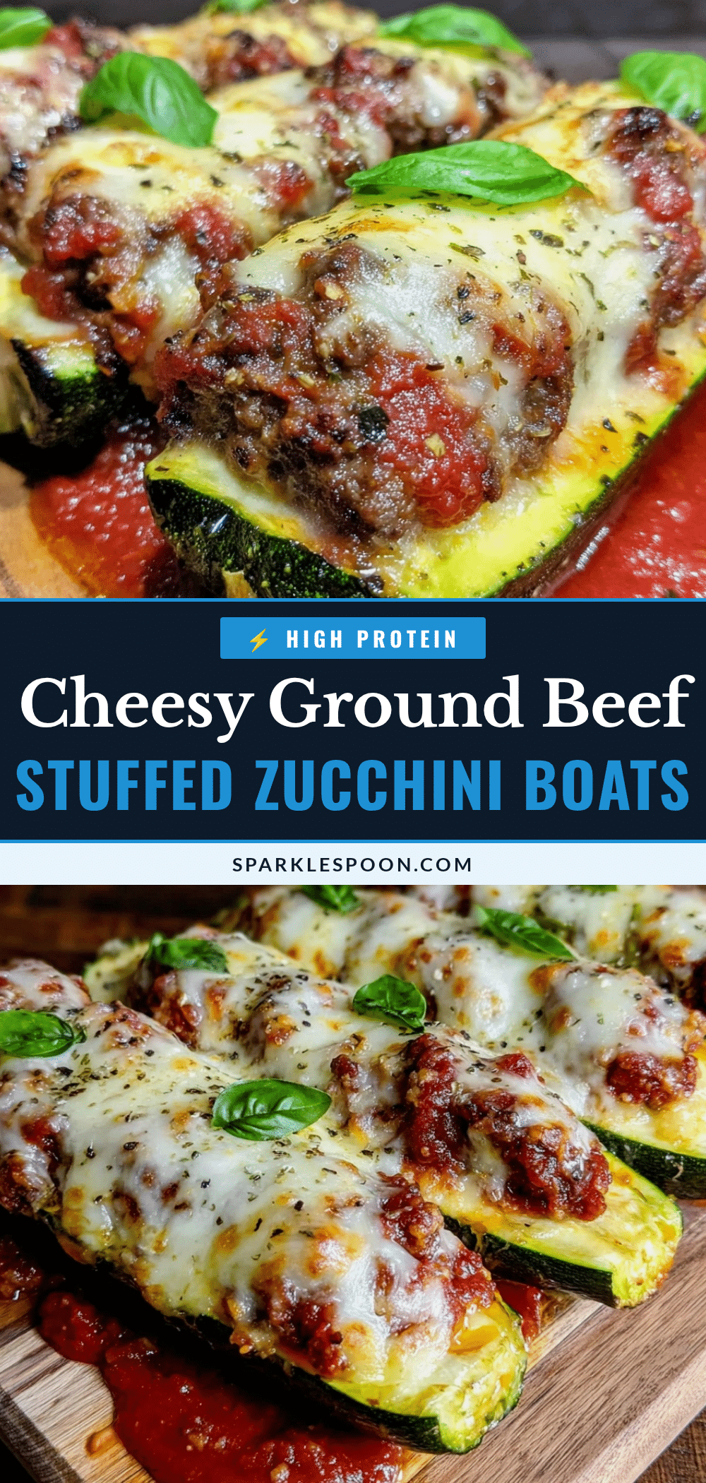 ground beef stuffed zucchini boats recipe