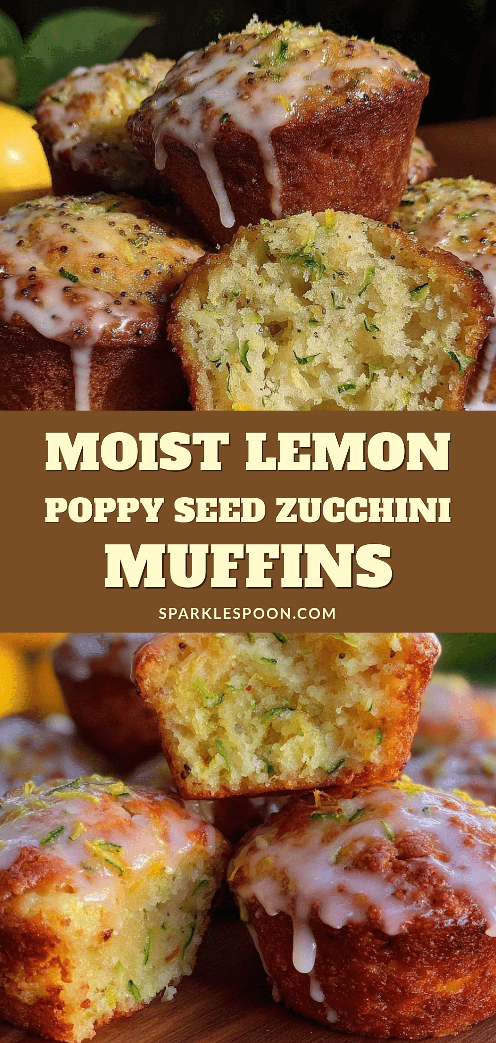 lemon poppy seed zucchini muffins recipe
