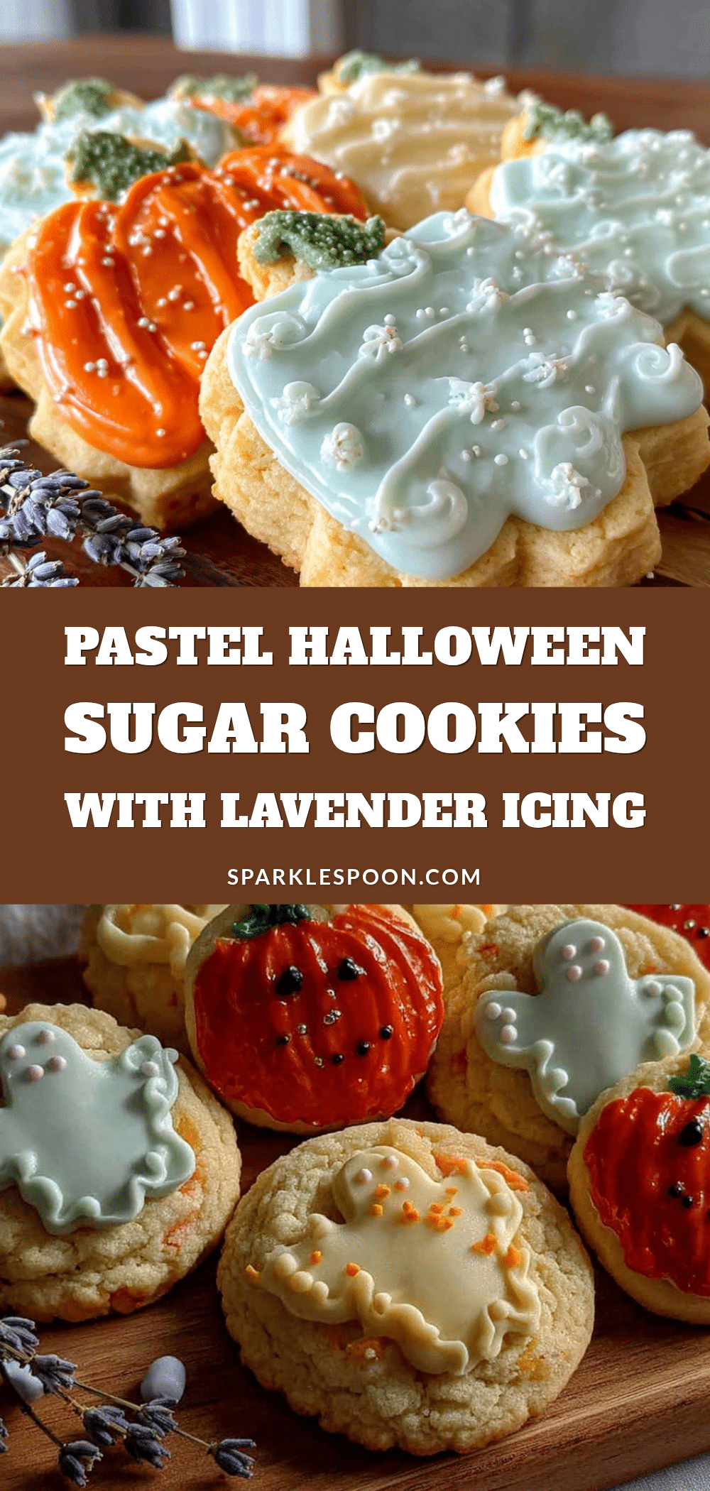 pastel Halloween sugar cookies recipe