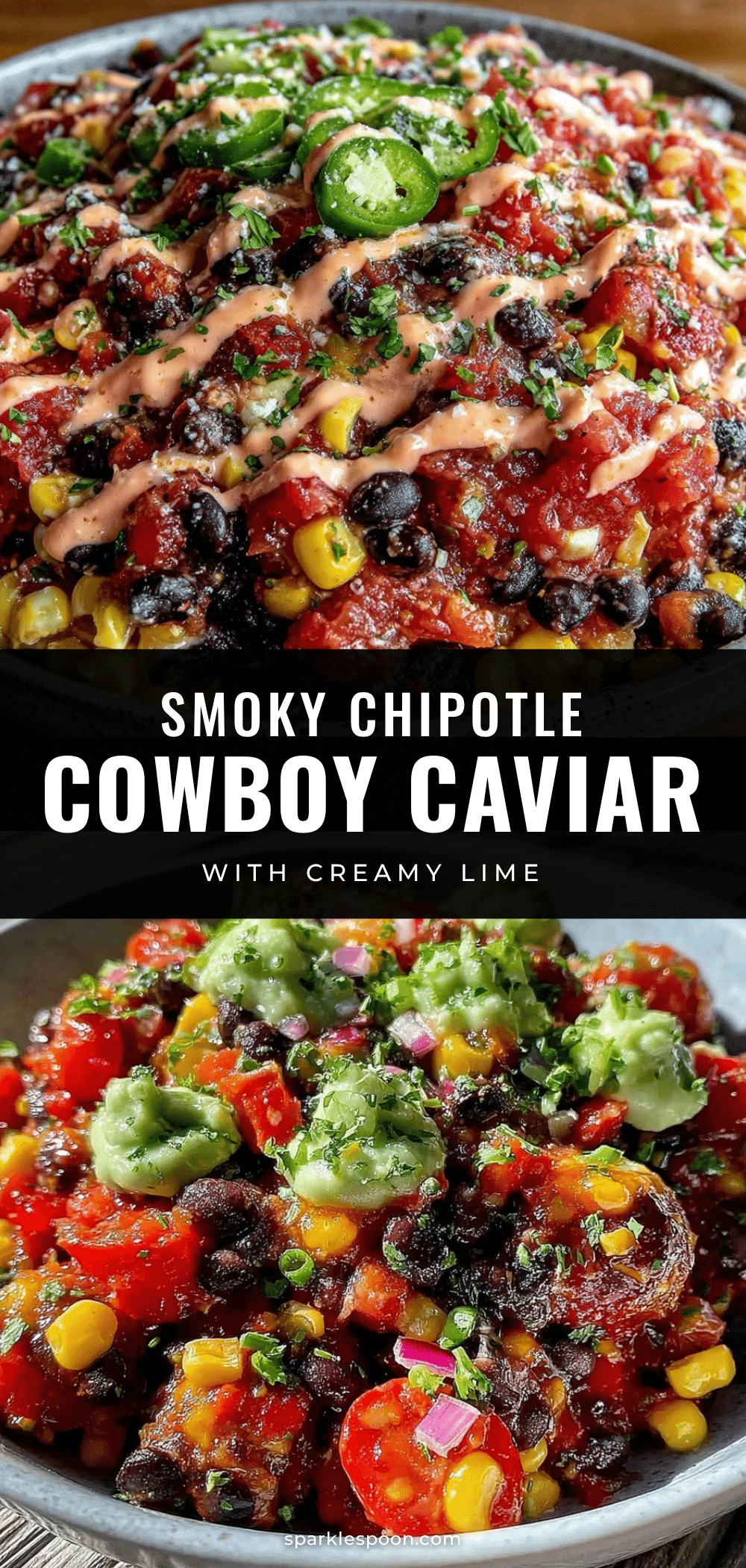 smoky chipotle cowboy caviar recipe
