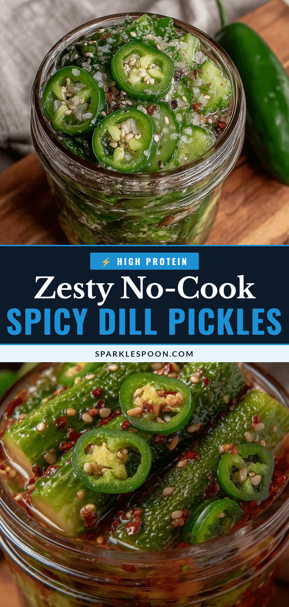 zesty spicy refrigerator dill pickles recipe