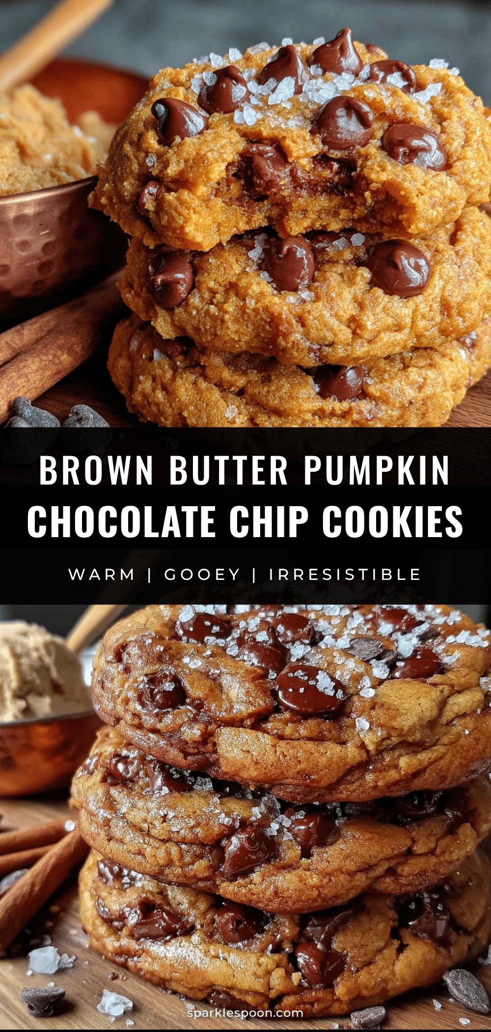 brown butter pumpkin chocolate chip cookies recipe