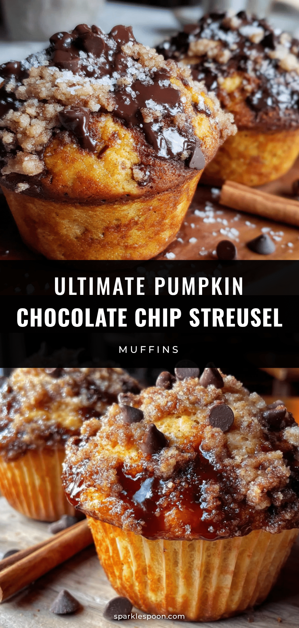 chocolate chip pumpkin muffins recipe