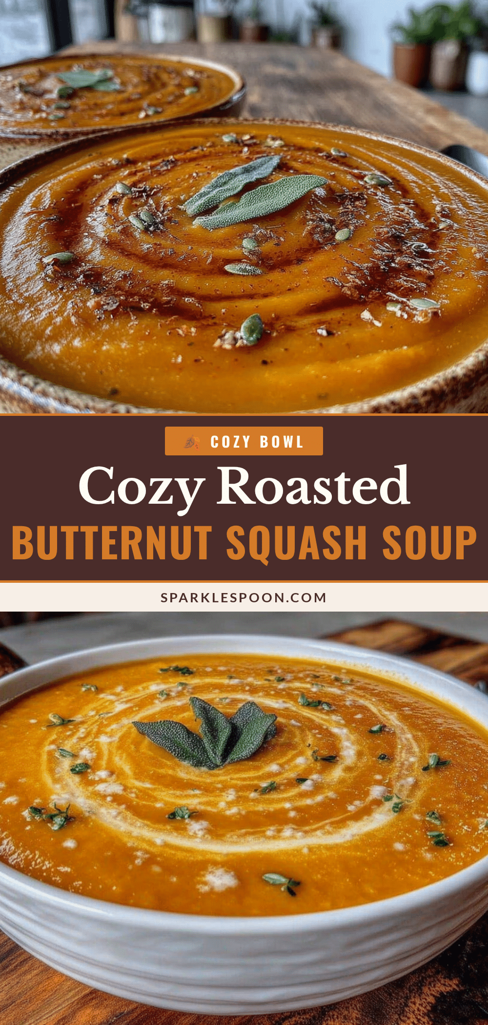 creamy butternut squash soup recipe