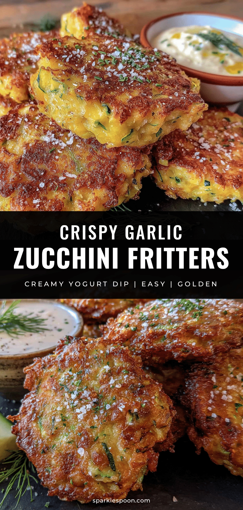 crispy zucchini fritters recipe